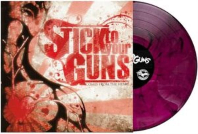 STICK TO YOUR GUNS | COMES FROM THE HEART (MAGENTA/BLACK SMOKE VINYL) | VINYL RECORD (LP)