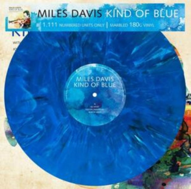 DAVIS, MILES | KIND OF BLUE (BLUE MARBLE VINYL) | VINYL RECORD (LP)