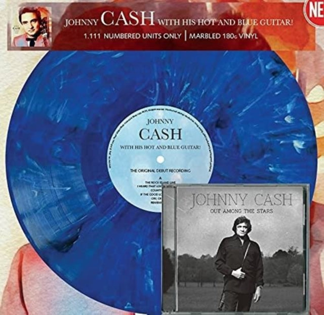 CASH, JOHNNY | WITH HIS HOT & BLUE GUITAR / OUT AMONG THE STARS | VINYL RECORD (LP)