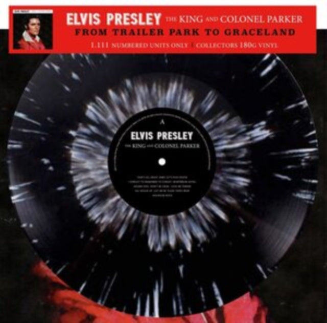PRESLEY, ELVIS | FROM TRAILER PARK TO GRACELAND (BLACK & WHITE SPLATTER VINYL) | VINYL RECORD (LP)
