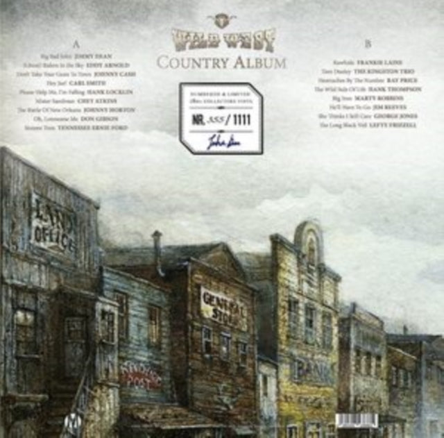 VARIOUS ARTISTS | WILD WEST COUNTRY (MARBLED VINYL) | VINYL RECORD (LP)