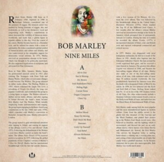 MARLEY, BOB | NINE MILES (YELLOW VINYL) | VINYL RECORD (LP)