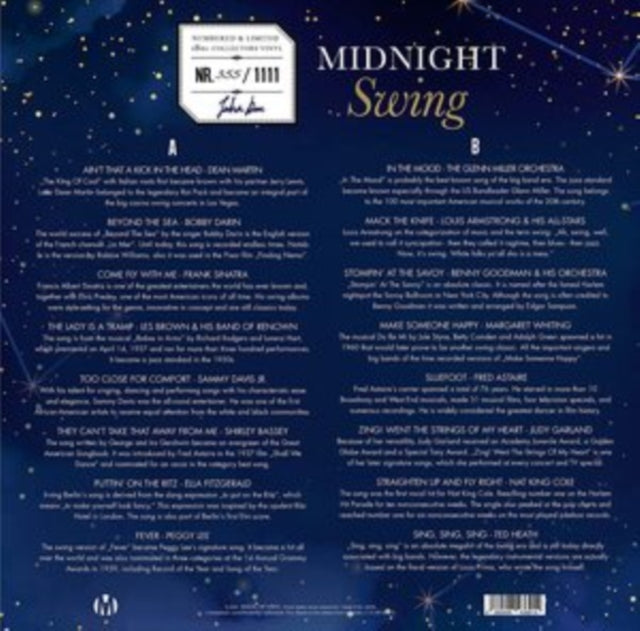 VARIOUS ARTISTS | MIDNIGHT SWING (MARBLED VINYL) | VINYL RECORD (LP)