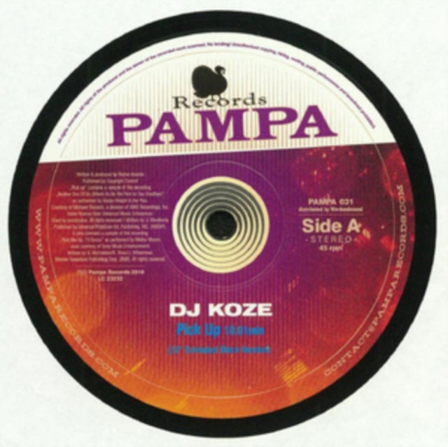 DJ KOZE | PICK UP | 12IN VINYL