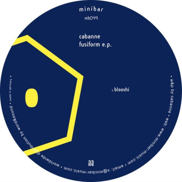 CABANNE | FUSIFORM EP | 12IN VINYL
