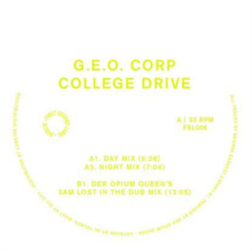 G.E.O CORP | COLLEGE DRIVE | 12IN VINYL