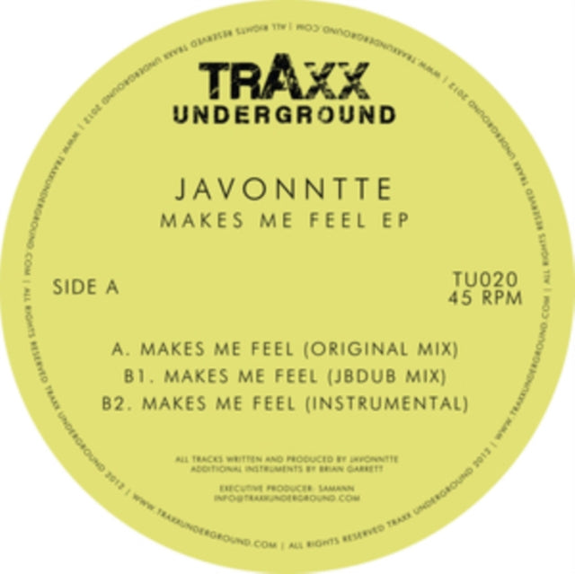 JAVONNTTE | MAKES ME FEEL EP | 12IN VINYL