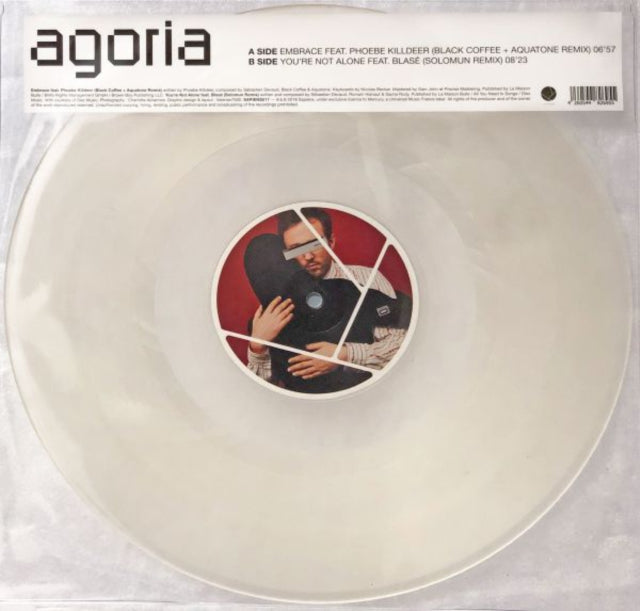 AGORIA | EMBRACE & YOU'RE NOT ALONE REMIXES | 12IN VINYL