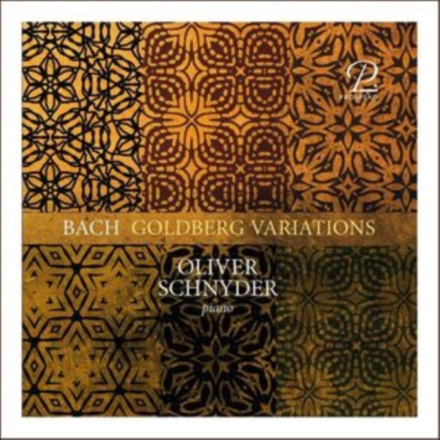 SCHNYDER, OLIVER | J.S. BACH: GOLDBERG VARIATIONS | CD