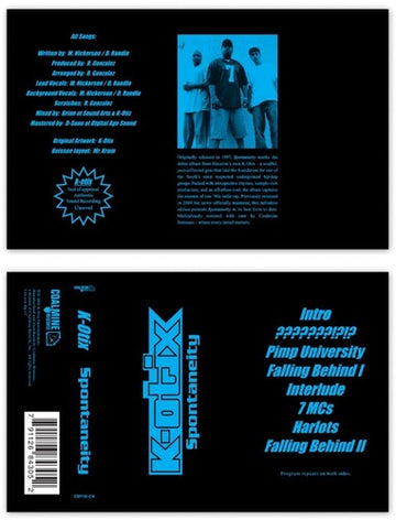 SPONTANEITY | MUSIC CASSETTE
