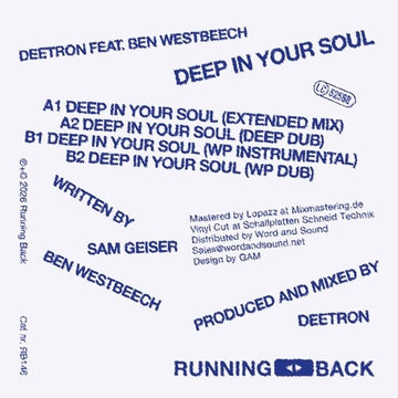 DEEP IN YOUR SOUL | 12IN VINYL