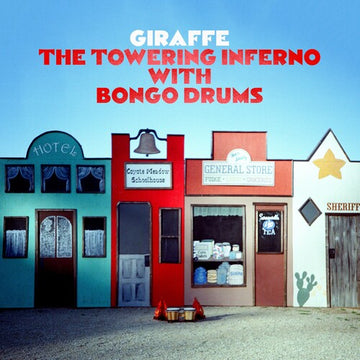TOWERING INFERNO WITH BONGO DRUMS (TRANSPARENT RED VINYL) | VINYL RECORD (LP)