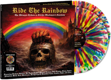 RIDE THE RAINBOW-THE ULTIMATE TRIBUTE TO RITCHIE BLACKMORE’S RAINBOW (RAINBOW SPLATTER VINYL/2LP) | VINYL RECORD (LP)