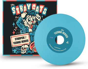 STAMPEDE/TEENAGE HEAVEN (BLUE VINYL) | 7IN VINYL