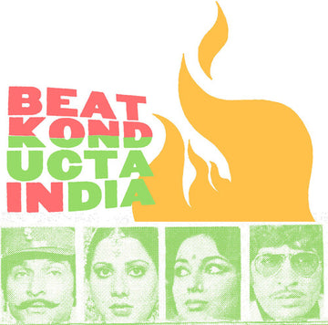 BEAT KONDUCTA VOL. 3-4: IN INDIA-SAFFRON BLEND (SEMI-TRANSPARENT SILVER & SAFFRON YELLOW VINYL/2LP) | VINYL RECORD (LP)