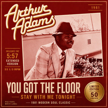 YOU GOT THE FLOOR/STAY WITH ME TONIGHT (LIMITED EDITION/RED VINYL WHITE LABEL VINYL) | VINYL RECORD (LP)