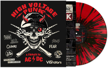 HIGH VOLTAGE PUNK - A TRIBUTE TO AC/DC (LIMITED EDITION/BLACK/RED SPLATTER VINYL) | VINYL RECORD (LP)