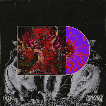 AT THE MERCY OF THE MERCILESS (VIOLET/RED VINYL) | VINYL RECORD (LP)