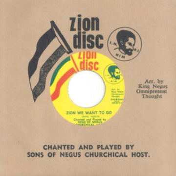 SONS OF NEGUS | ZION WE WANT TO GO | VINYL RECORD (LP)