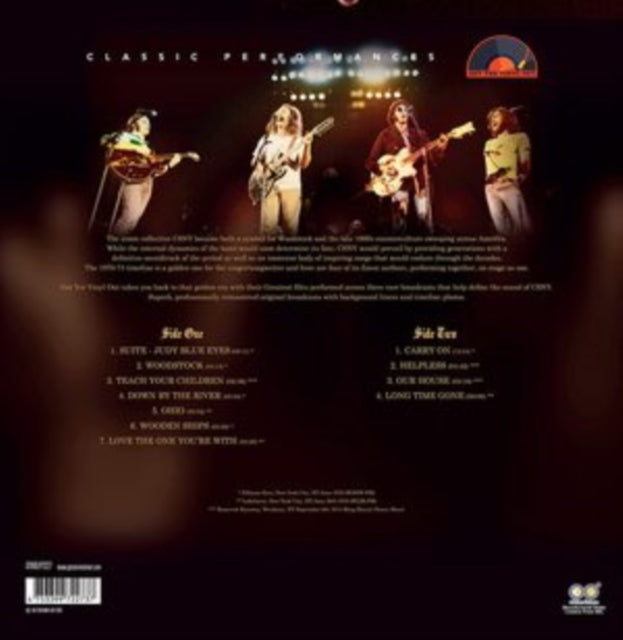 CROSBY,  STILLS,  NASH & YOUNG | GREATEST HITS LIVE 1970-1974 (ECO MIXED VINYL/180G) | VINYL RECORD (LP)