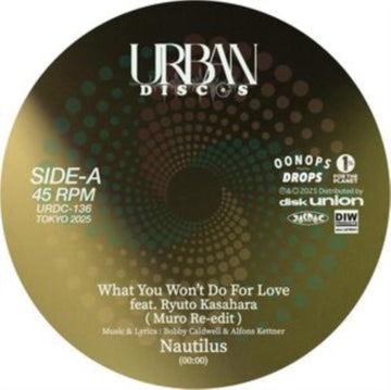WHAT YOU WONT DO FOR LOVE FEAT RYUTO KASAHARA (MURO RE-EDIT) / LOVE THEME FROM SPARTACUS | VINYL RECORD (LP)