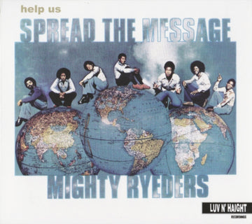 MIGHTY RYEDERS | HELP US SPREAD THE MESSAGE (BLUE VINYL) | VINYL RECORD (LP)