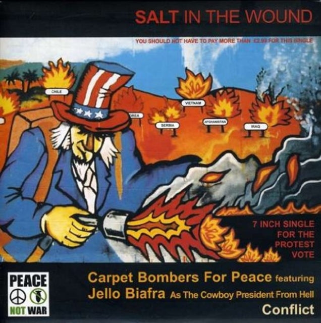 CARPET BOMBERS / CONFLICT | ALLAH SAVE QUEENS/GAPING HOLE | 7IN VINYL