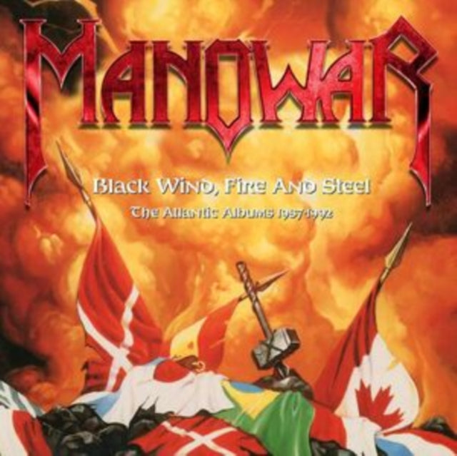 MANOWAR | BLACK WIND, FIRE & STEEL: THE ATLANTIC ALBUMS 1987-1992 (3CD/REMASTERED CLAMSHELL BOXSET) | CD