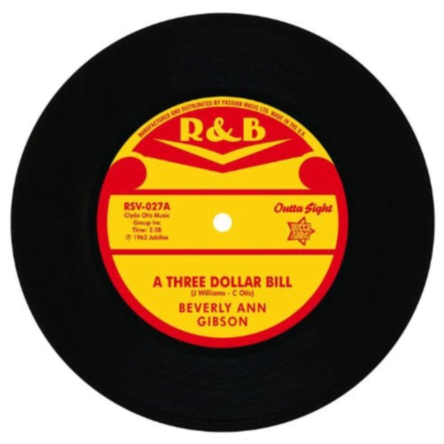 GIBSON & ROSEMARY | THREE DOLLAR BILL / NOT M | 7IN VINYL