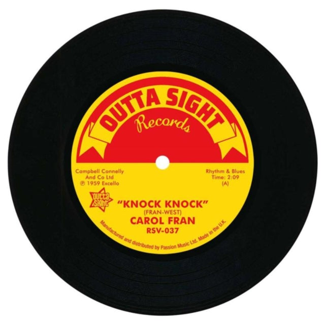 FRAN, CAROL / KITTY WHITE | KNOCK KNOCK | 7IN VINYL