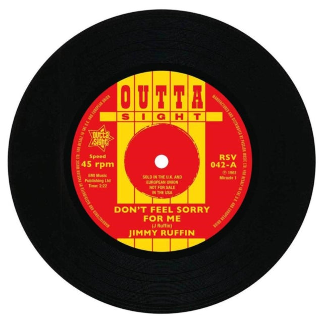 RUFFIN, JIMMY / LAMONT DOZI | DON'T FEEL SORRY FOR ME | 7IN VINYL