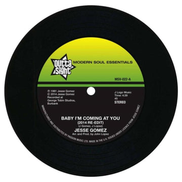 GOMEZ, JESSE | BABY I'M COMING AT YOU / | 7IN VINYL