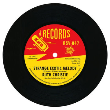 CHRISTIE, RUTH | STRANGE EXOCTIC MELODY / | 7IN VINYL
