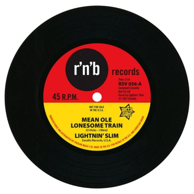 SLIM LIGHTNIN' | MEAN OLE LONESOME TRAIN / HAVE | VINYL RECORD (LP)
