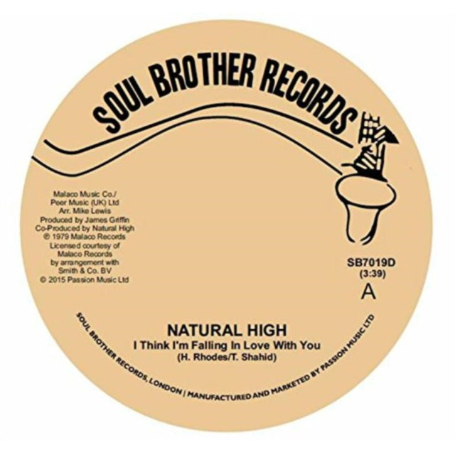 NATURAL HIGH | I THINK I'M FALLING IN LOVE WI | VINYL RECORD (LP)