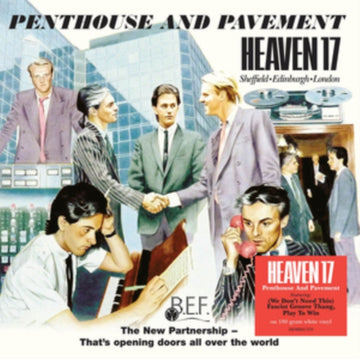HEAVEN 17 | PENTHOUSE & PAVEMENT (WHITE VINYL) | VINYL RECORD (LP)