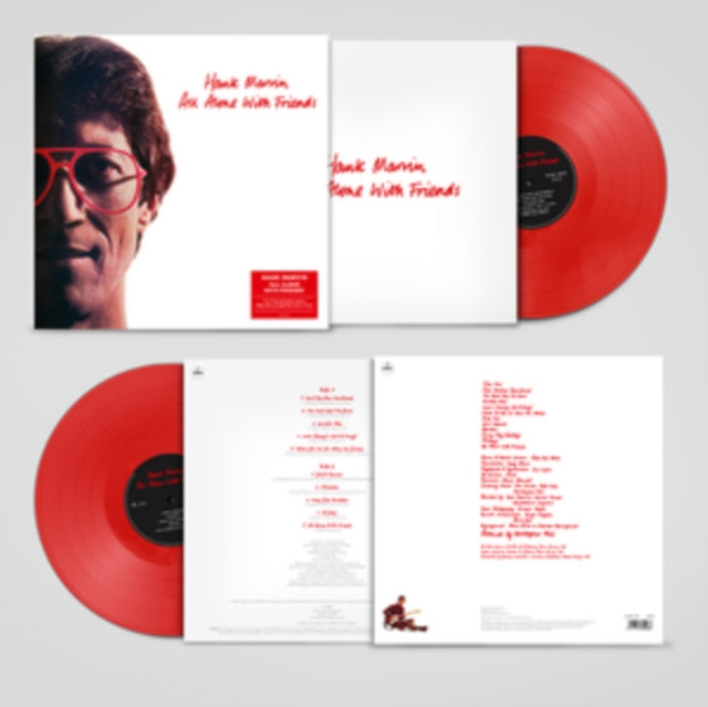 MARVIN, HANK | ALL ALONE WITH FRIENDS (RED VINYL) | VINYL RECORD (LP)