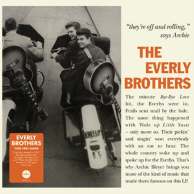 EVERLY BROTHERS | EVERLY BROTHERS (HEAVYWEIGHT WHITE VINYL) | VINYL RECORD (LP)