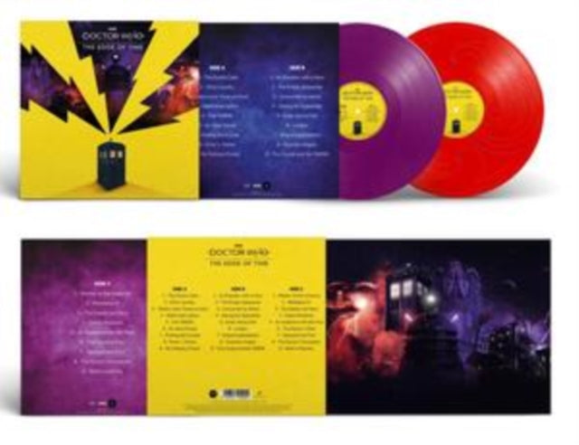 DOCTOR WHO | DOCTOR WHO: THE EDGE OF TIME ORIGINAL VIDEOGAME SOUNDTRACK (140G/RED & PURPLE VINYL) | VINYL RECORD (LP)