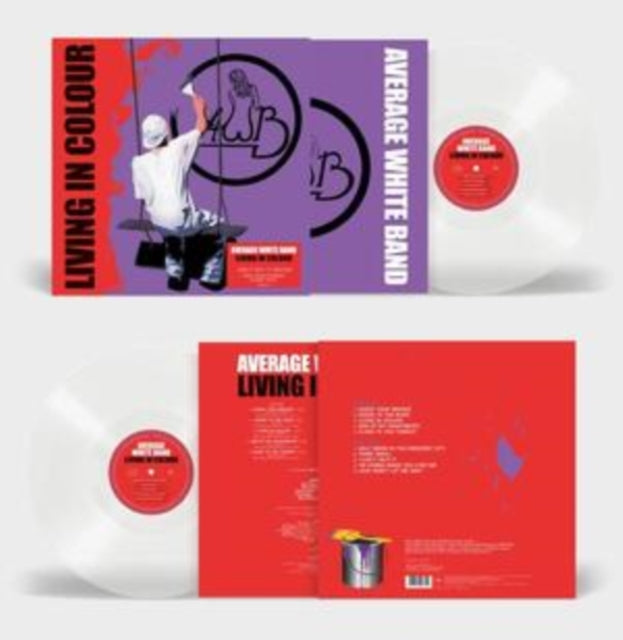 AVERAGE WHITE BAND | LIVING IN COLOUR (180G/CLEAR VINYL) | VINYL RECORD (LP)