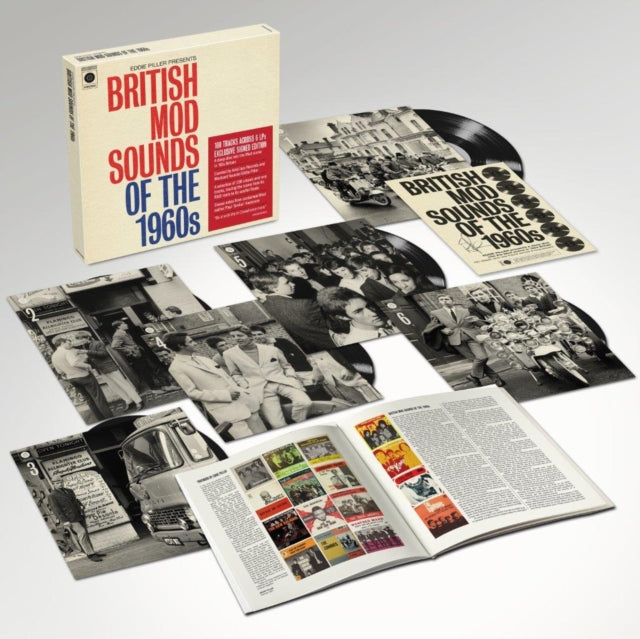 VARIOUS ARTISTS | EDDIE PILLER PRESENTS - BRITISH MOD SOUNDS OF THE 1960S (SIGNED EDITION/140G/6LP) | VINYL RECORD (LP)