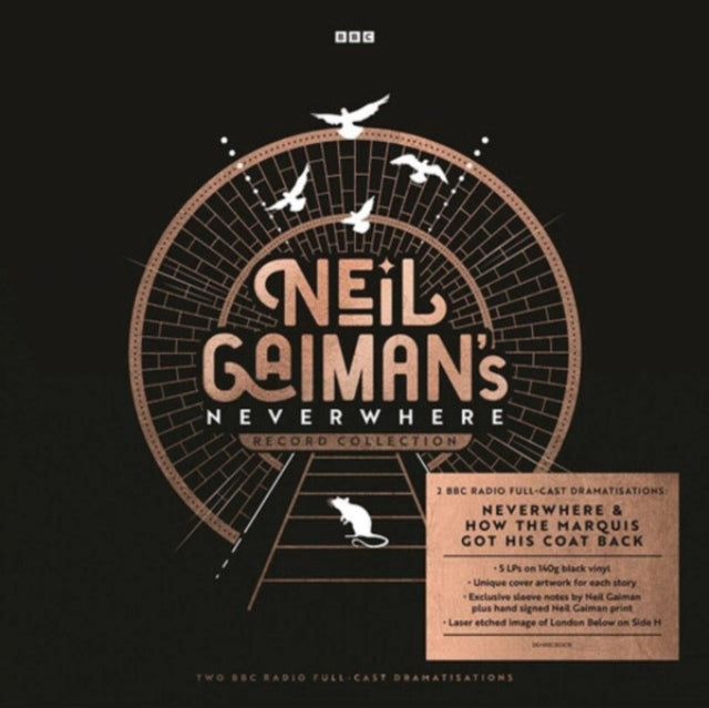 GAIMON, NEIL | NEVERWHERE RECORD COLLECTION (SIGNED VERSION/5LP) | VINYL RECORD (LP)