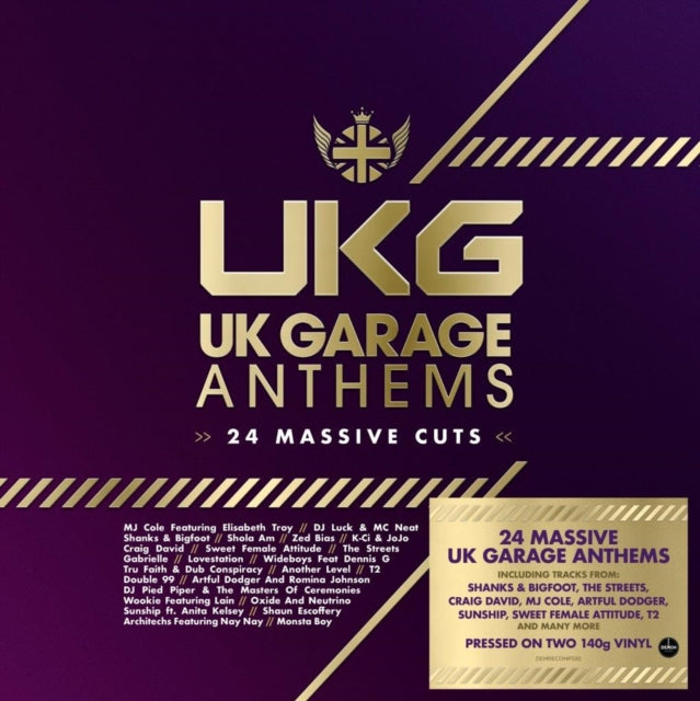 VARIOUS ARTISTS | UK GARAGE ANTHEMS (140G/2LP) | VINYL RECORD (LP)
