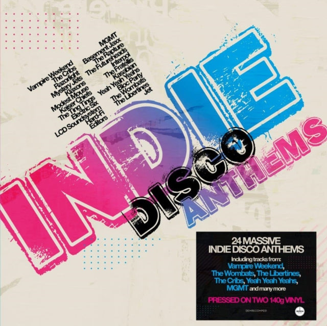 VARIOUS ARTISTS | INDIE DISCO (140G/2LP) | VINYL RECORD (LP)