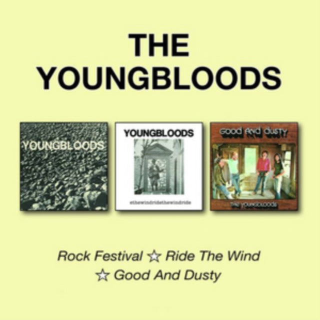 YOUNGBLOODS | ROCK FESTIVAL / RIDE THE WIND / GOOD & DUSTY (REMASTERED) | CD