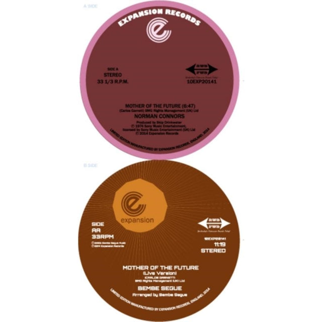 CONNORS, NORMAN / BEMBE S | MOTHER OF THE FUTURE | 12IN VINYL