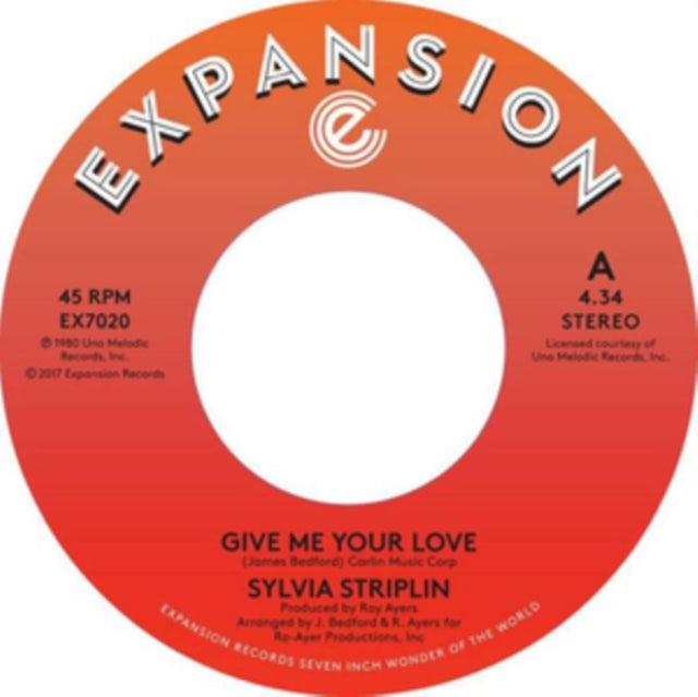STRIPLIN, SYLVIA | GIVE ME YOUR LOVE/YOU CAN | 7IN VINYL