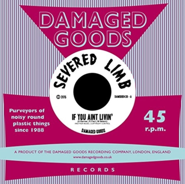 SEVERED LIMB | IF YOU AIN'T LIVIN'/TIDY IS A VULTURE | 7IN VINYL
