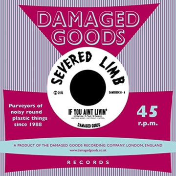 SEVERED LIMB | IF YOU AIN'T LIVIN'/TIDY IS A VULTURE | 7IN VINYL