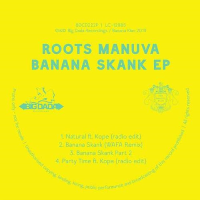 ROOTS MANUVA | BANANA SKANK | 12IN VINYL